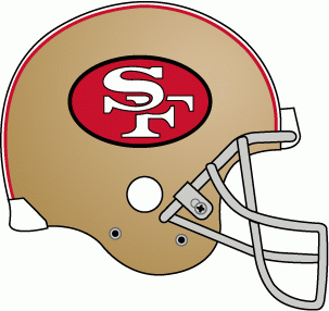 San Francisco 49ers 1989-1995 Helmet Logo iron on paper